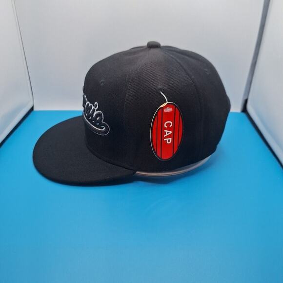 California Republic Cali Logo Hat Cap Snap Back Embroidered Black - Picture 3 of 6